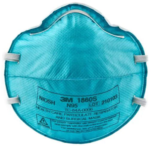 N95 Particulate Healthcare Respirator - Small - 1860S - 20/BX