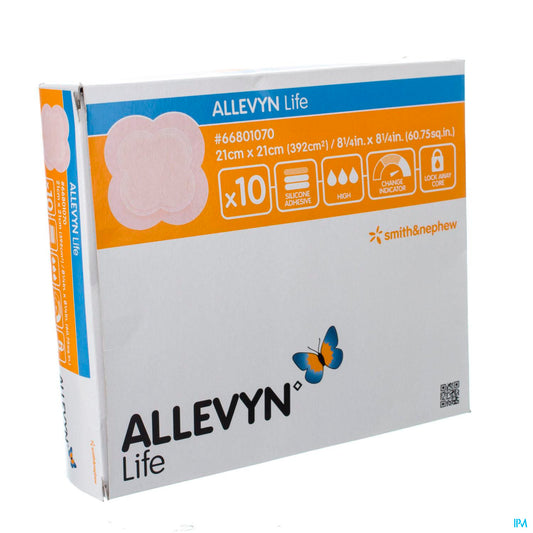 Allevyn Life - 21cm x 21cm 10/BX