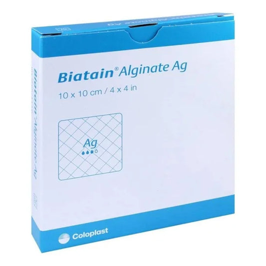 Biatain Alginate Ag 10cm x 10cm 10/BX
