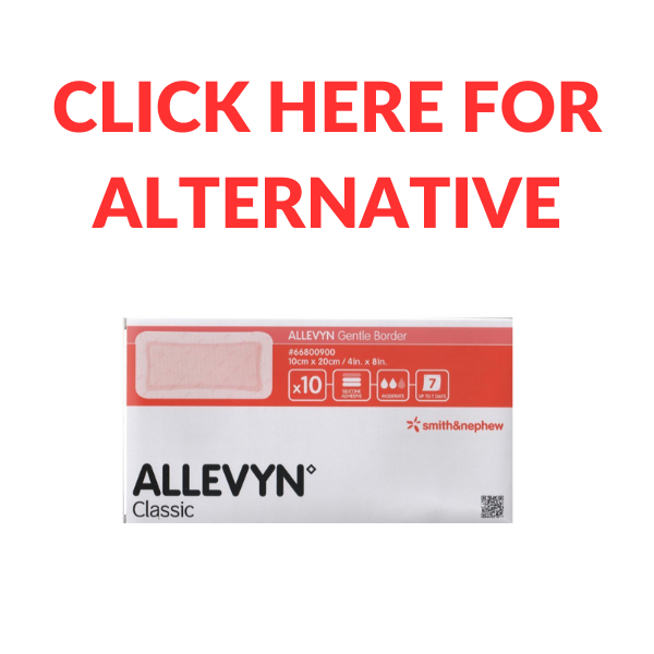 Allevyn Gentle Border Post-Op - 20cm x 10cm 10/Box