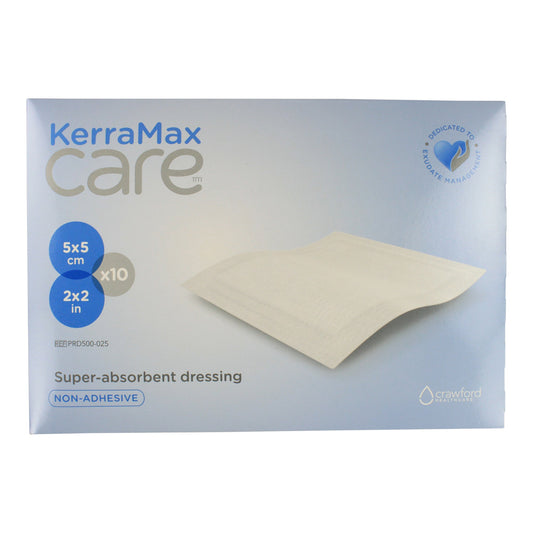 Kerramax Care Super-Absorbent Dressing 5cm x 5 cm 10/BX