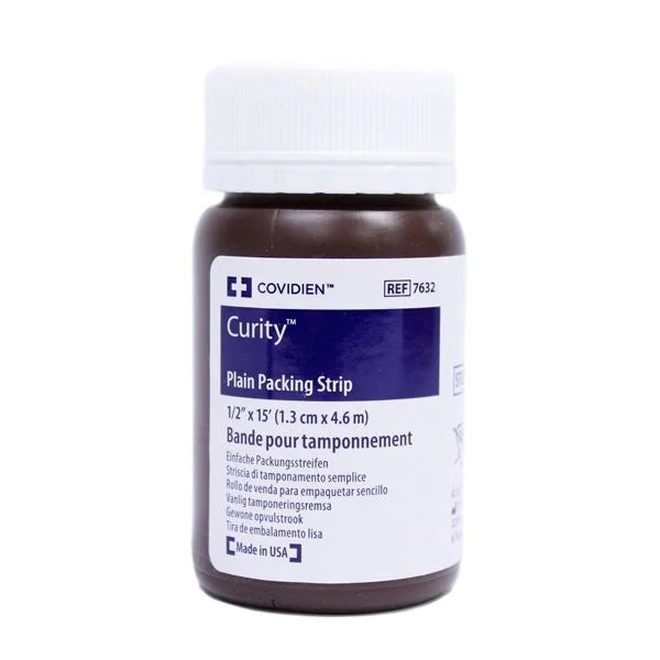 Curity™ Packing Strip, Plain 1/2" Wide 12/CA