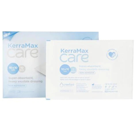 Kerramax Care Super-Absorbent Dressing 10cm x 22cm 10/BX