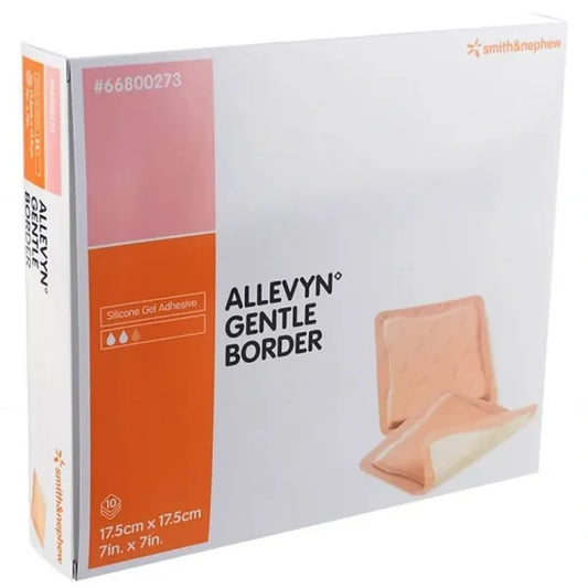Allevyn Gentle Border - 17.5cm x 17.5cm 10/BX