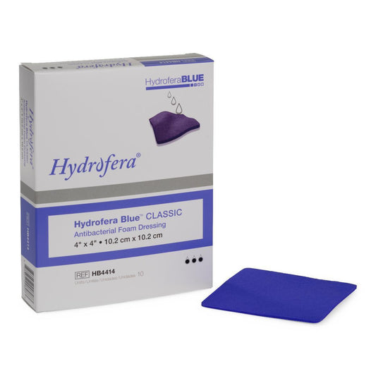 Hydrofera Blue Classic - 10.2cm x 10.2cm 10/BX