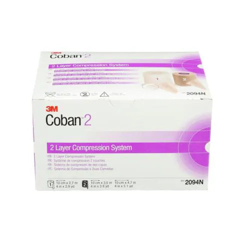 Coban 2 Lite Layer Short Stretch Compression - 10 cm x 3,5 m 1/boîte