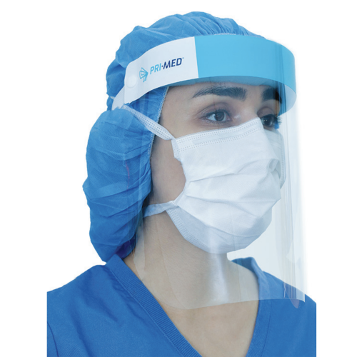 Pri-Med Full Length Antifog Face Shield – Latex Free - 10/Bag