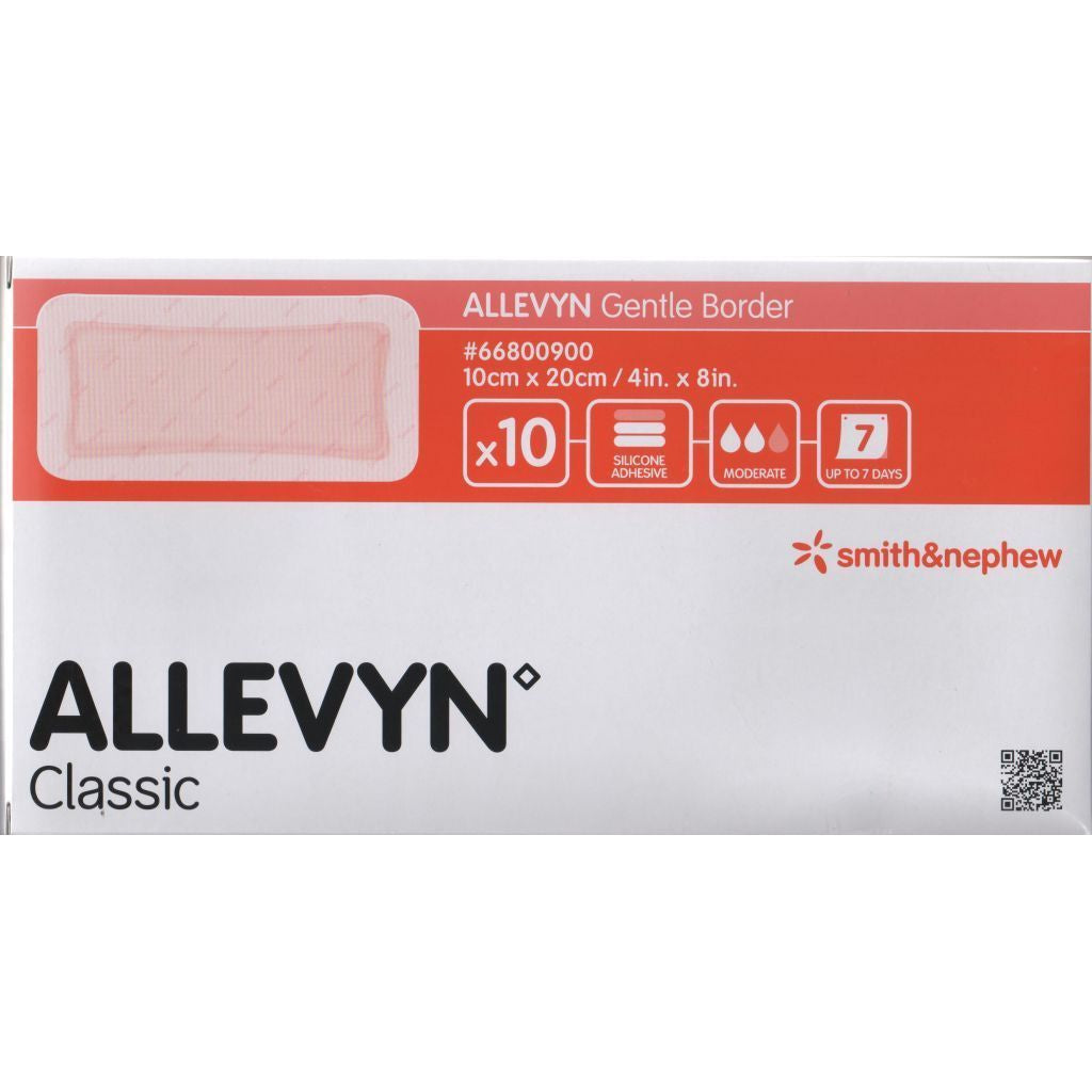 Allevyn Gentle Border Post-Op - 20cm x 10cm 10/Box