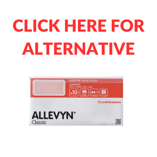 Allevyn Gentle Border Post-Op - 20cm x 10cm 10/Box