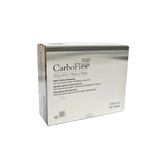 CarboFlex® Odour Control Dressing, Sterile - 10.5cm x 10.5cm 10/Box