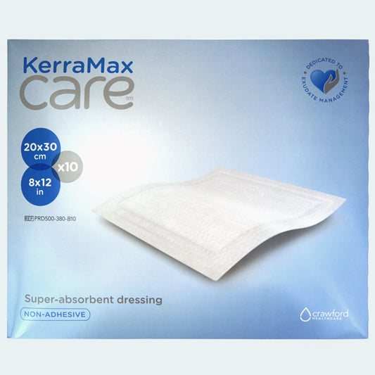 Kerramax Care Super-Absorbent Dressing 20cm x 30cm 10/Box