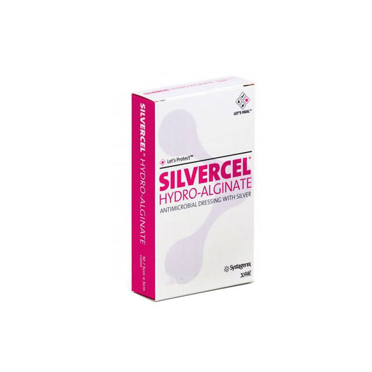 3M™ Silvercel™ Hydro-Alginate Antimicrobial Dressing with Silver 5cm x 5cm 10/bx