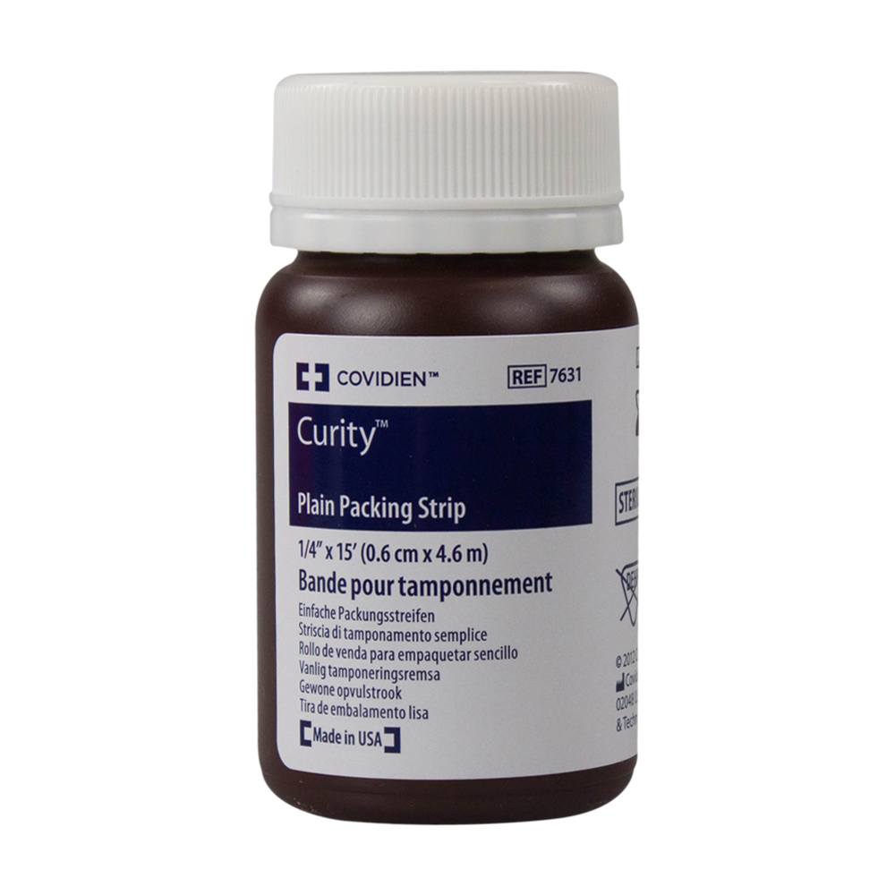 Curity™ Packing Strip, Plain 1/4" Wide 12/CA