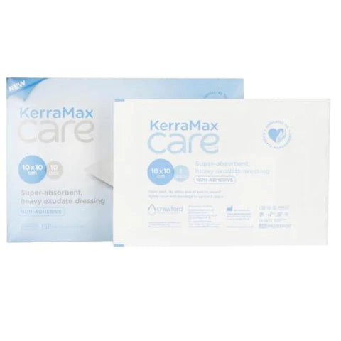 Kerramax Care Super-Absorbent Dressing 10cm x 22cm 10/Box