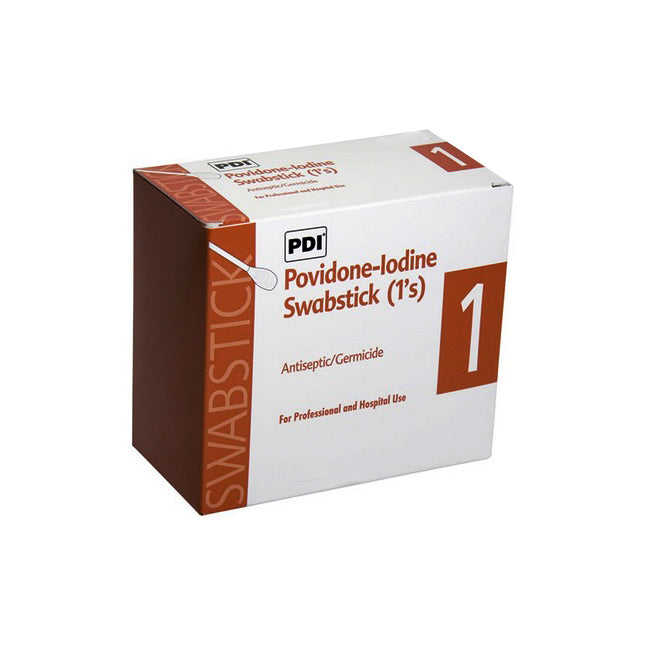 Prep Swabstick, 10% Povidone-Iodine 50/box