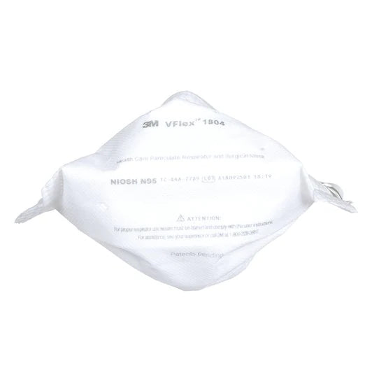 N95 VFlex™ Healthcare Particulate Respirator and Surgical Mask - 1804 - 50/Box